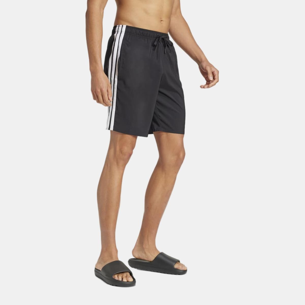 Calções de Banho de Homem 8'' 3 Faixas Preto-3
