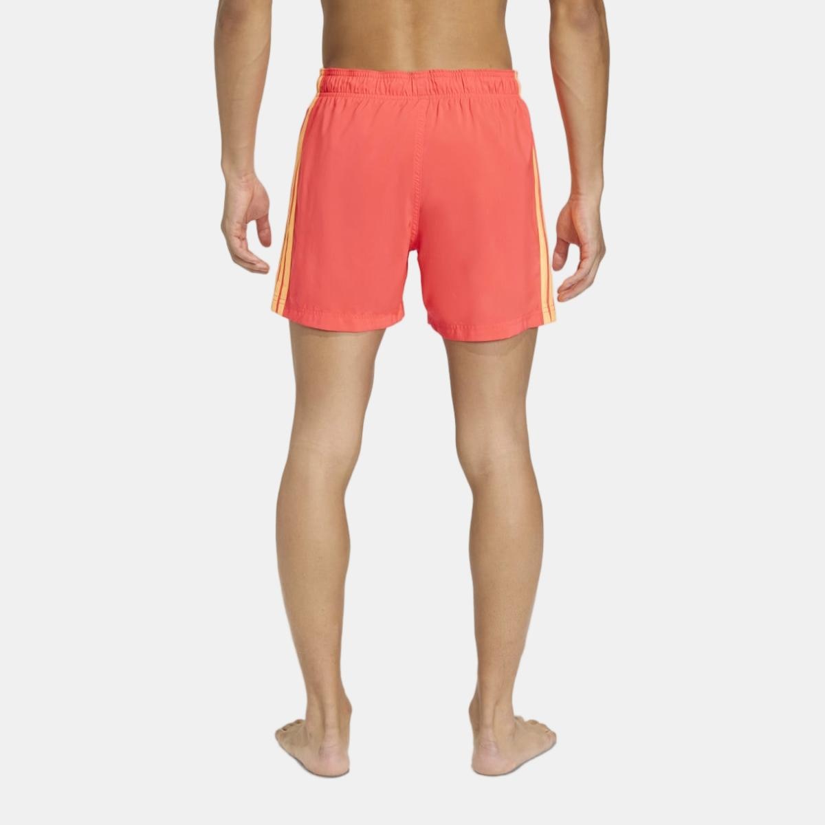 Calções de Banho de Homem 5'' 3 Faixas Vermelho-2