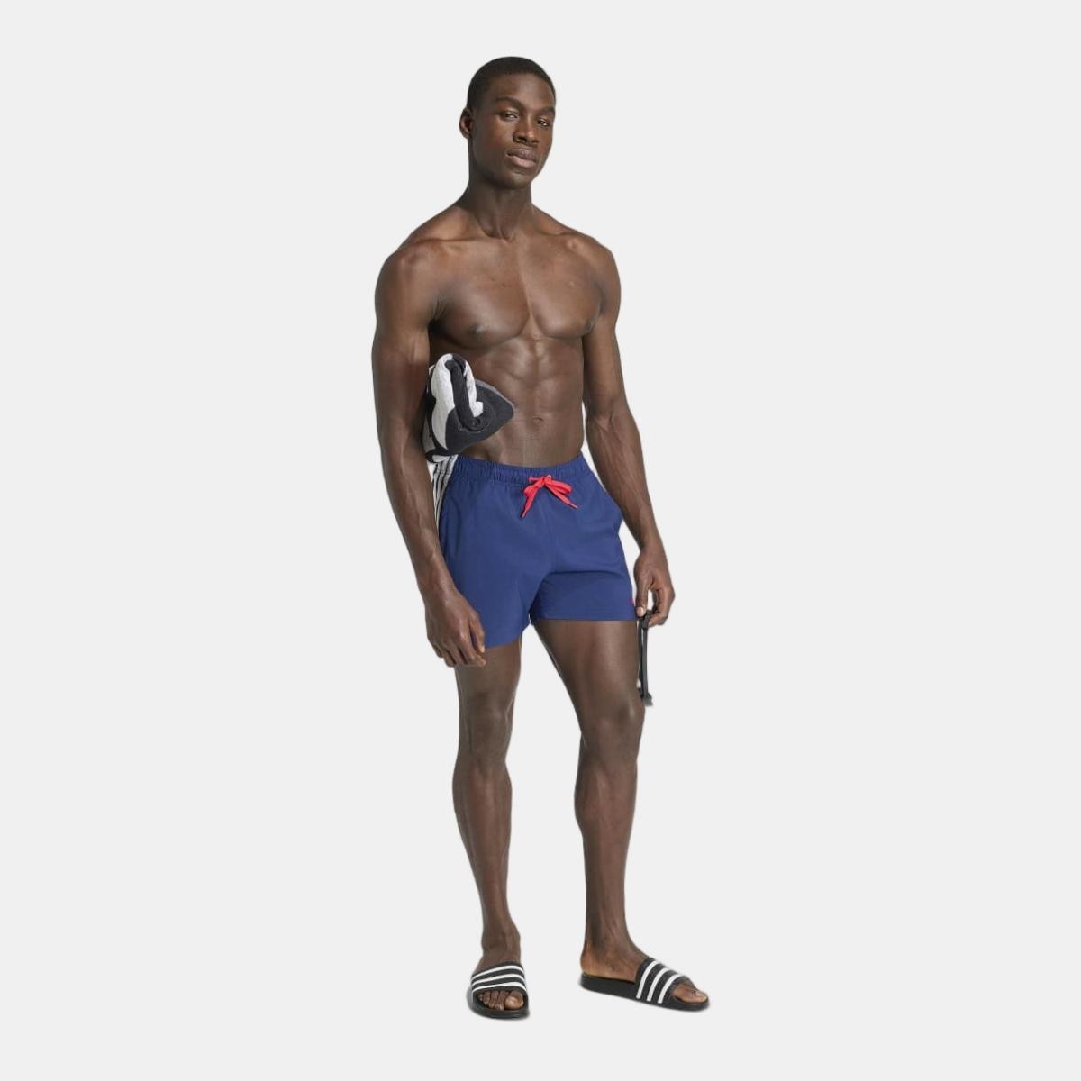 Calções de Banho de Homem 5'' 3 Faixas Azul-3