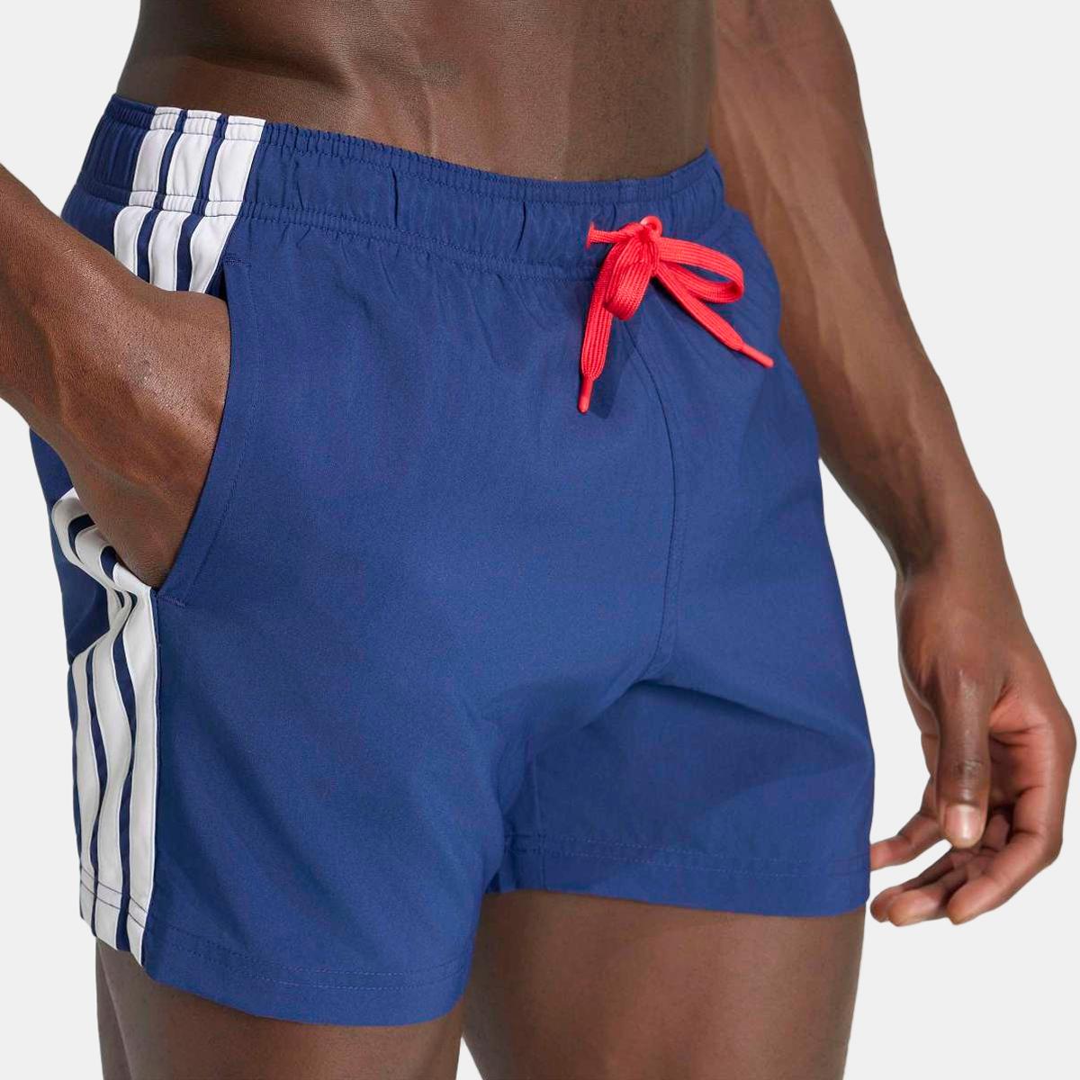Calções de Banho de Homem 5'' 3 Faixas Azul-4