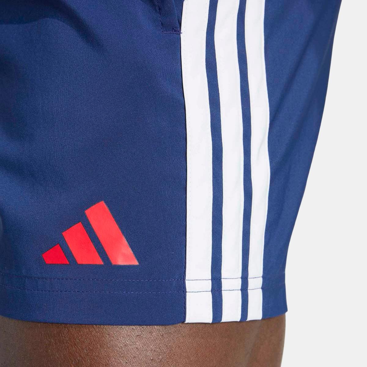Calções de Banho de Homem 5'' 3 Faixas Azul-5