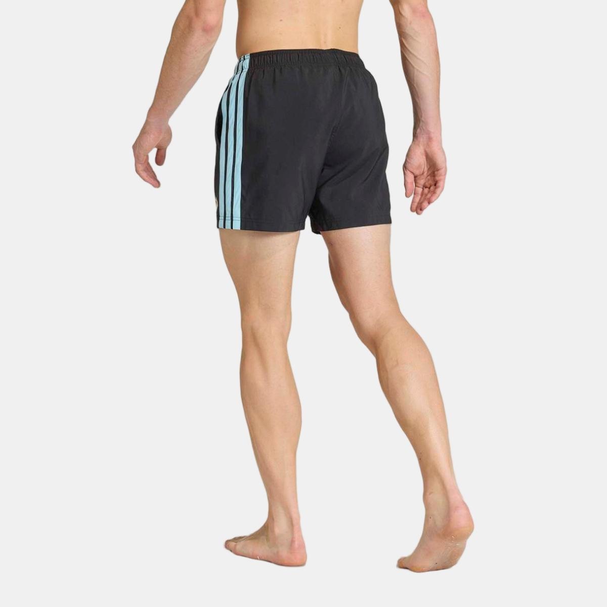 Calções de Banho de Homem 5'' 3 Faixas Preto-2
