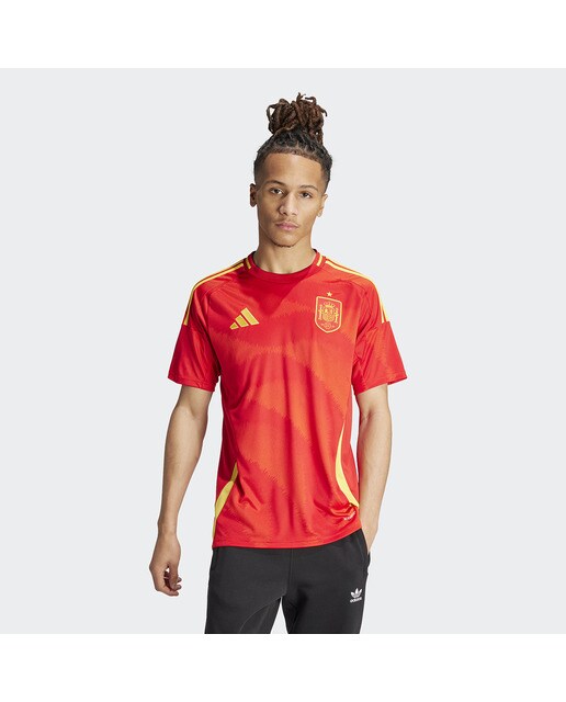 T-shirt de Homem 1.º Equipamento Espanha 2024 Vermelho-1