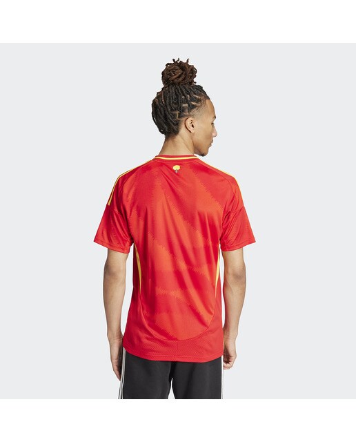 T-shirt de Homem 1.º Equipamento Espanha 2024 Vermelho-2
