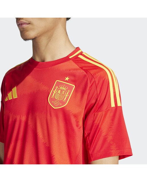 T-shirt de Homem 1.º Equipamento Espanha 2024 Vermelho-4