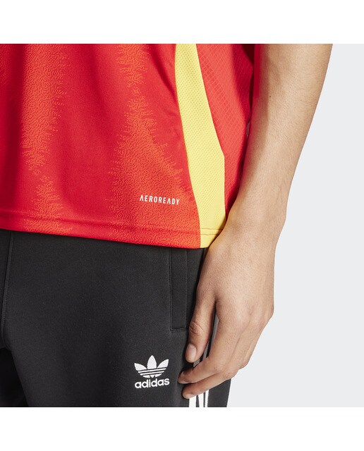 T-shirt de Homem 1.º Equipamento Espanha 2024 Vermelho-5