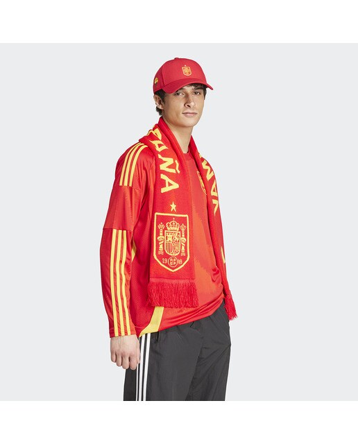 T-shirt de Homem 1.º Equipamento Espanha 2024 Vermelho-3