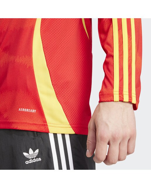 T-shirt de Homem 1.º Equipamento Espanha 2024 Vermelho-5