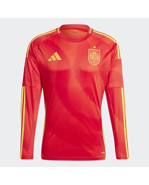 T-shirt de Homem 1.º Equipamento Espanha 2024 Vermelho-6
