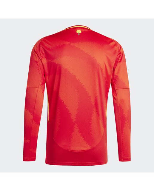 T-shirt de Homem 1.º Equipamento Espanha 2024 Vermelho-7