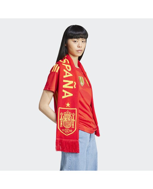T-shirt de Mulher 1.º Equipamento Espanha 2024 Vermelho-3