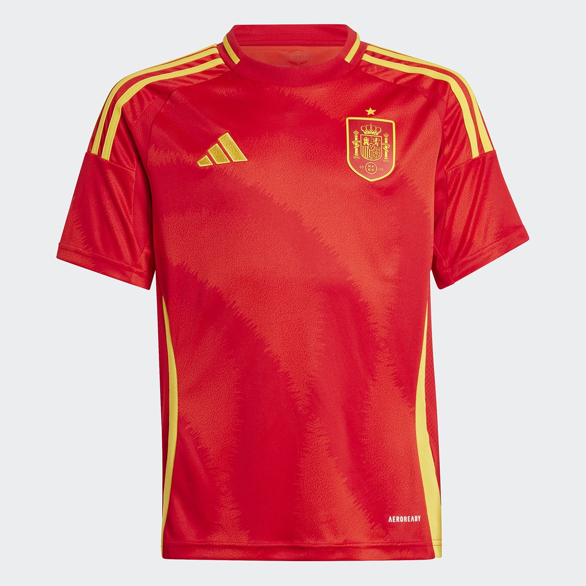 T-shirt de Futebol de Menino 1.º Equipamento Espanha 24 Vermelho-1