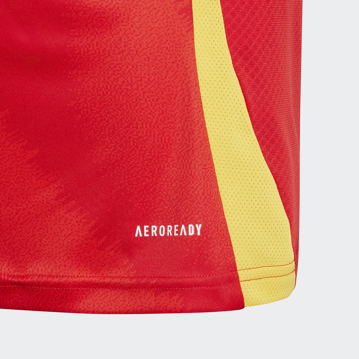 T-shirt de Futebol de Menino 1.º Equipamento Espanha 24 Vermelho-4