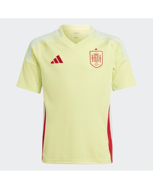T-shirt de Criança 2.º Equipamento Espanha 2024 Amarelo-1