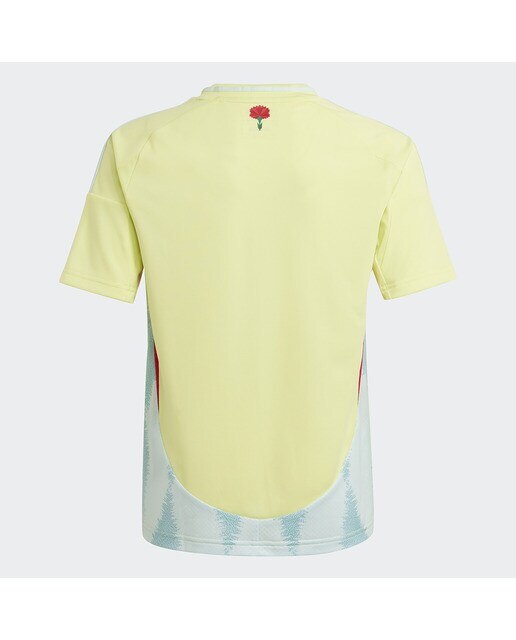 T-shirt de Criança 2.º Equipamento Espanha 2024 Amarelo-2