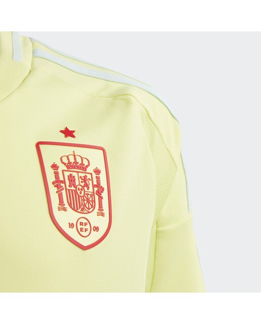 T-shirt de Criança 2.º Equipamento Espanha 2024 Amarelo-5