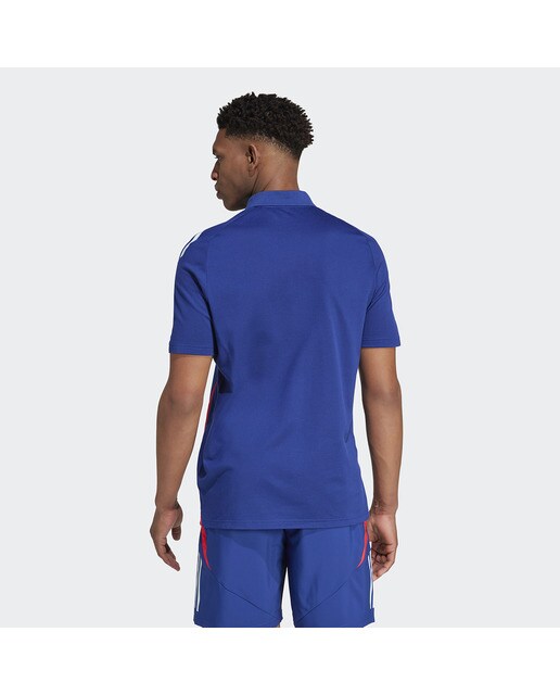 Polo de Homem Espanha 2024 Tiro Azul-2