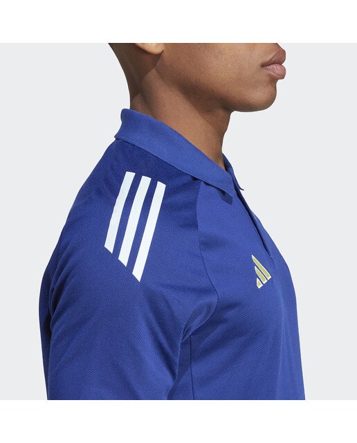 Polo de Homem Espanha 2024 Tiro Azul-5