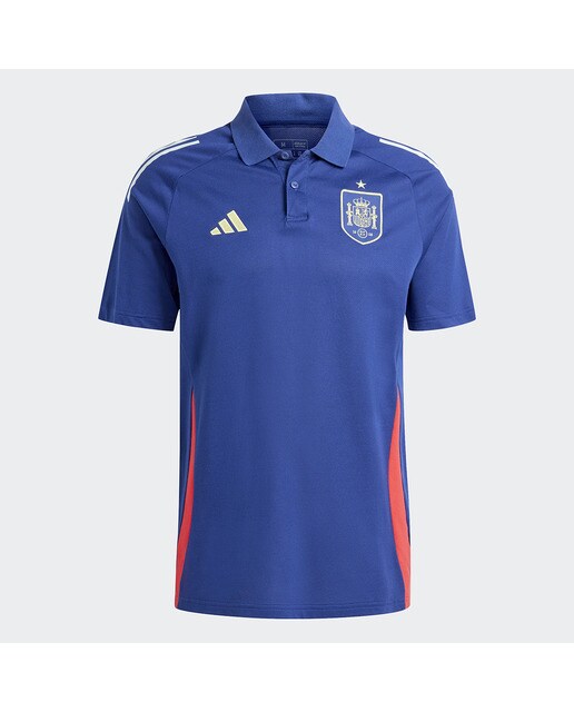 Polo de Homem Espanha 2024 Tiro Azul-6