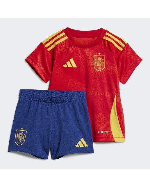 Conjunto de 1.º Equipamento de Bebé Espanha Vermelho-1