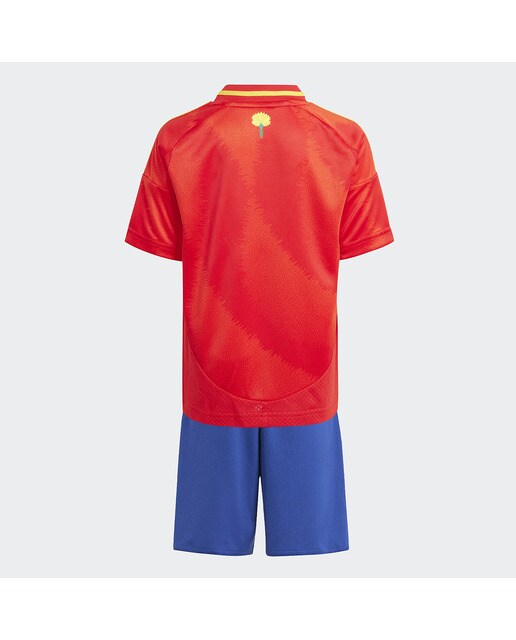 Conjunto de Criança 1.º Equipamento Espanha 2024 Minikit Vermelho-2