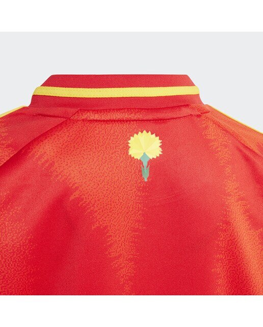 Conjunto de Criança 1.º Equipamento Espanha 2024 Minikit Vermelho-4