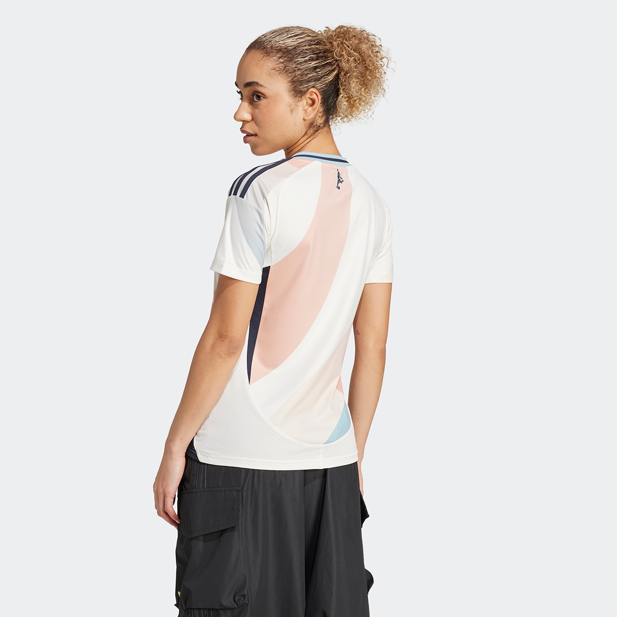 T-shirt de Mulher Visitante de Espanha 25 (Equipa Feminina) Branco-2