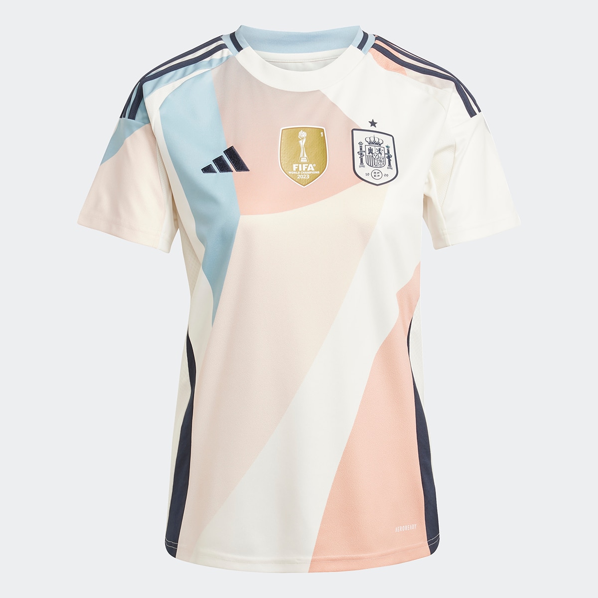 T-shirt de Mulher Visitante de Espanha 25 (Equipa Feminina) Branco-9