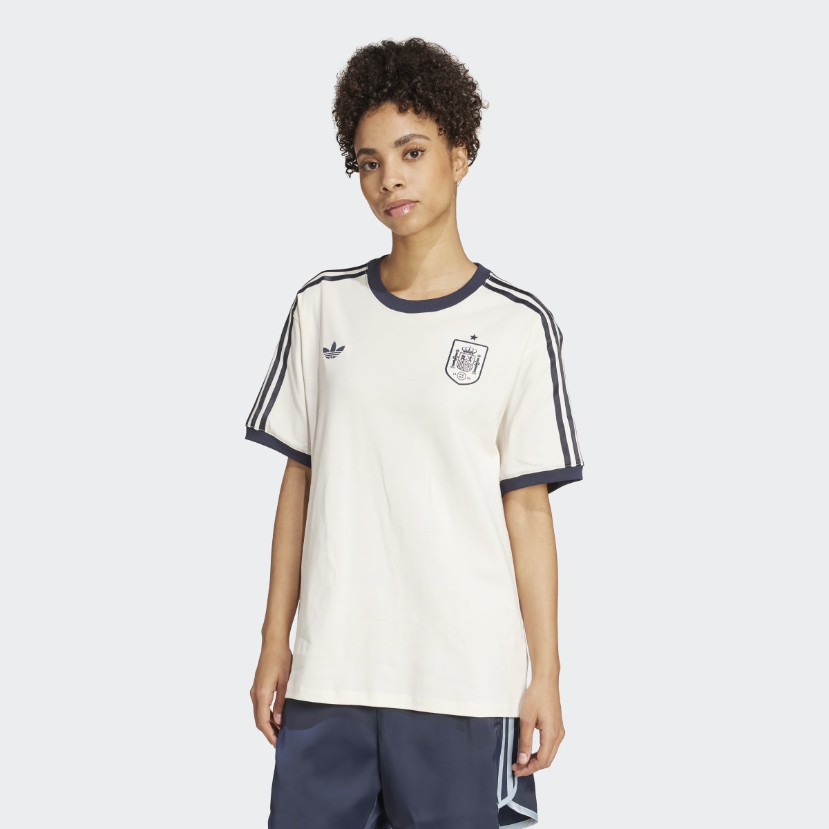 T-shirt de Mulher Espanha FEF 2025 Branco-1