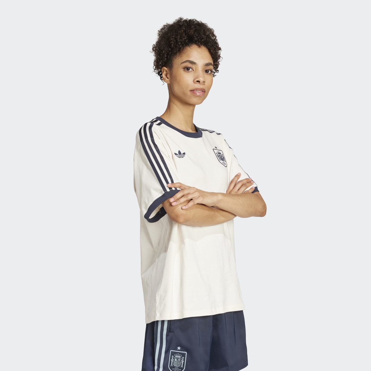 T-shirt de Mulher Espanha FEF 2025 Branco-3