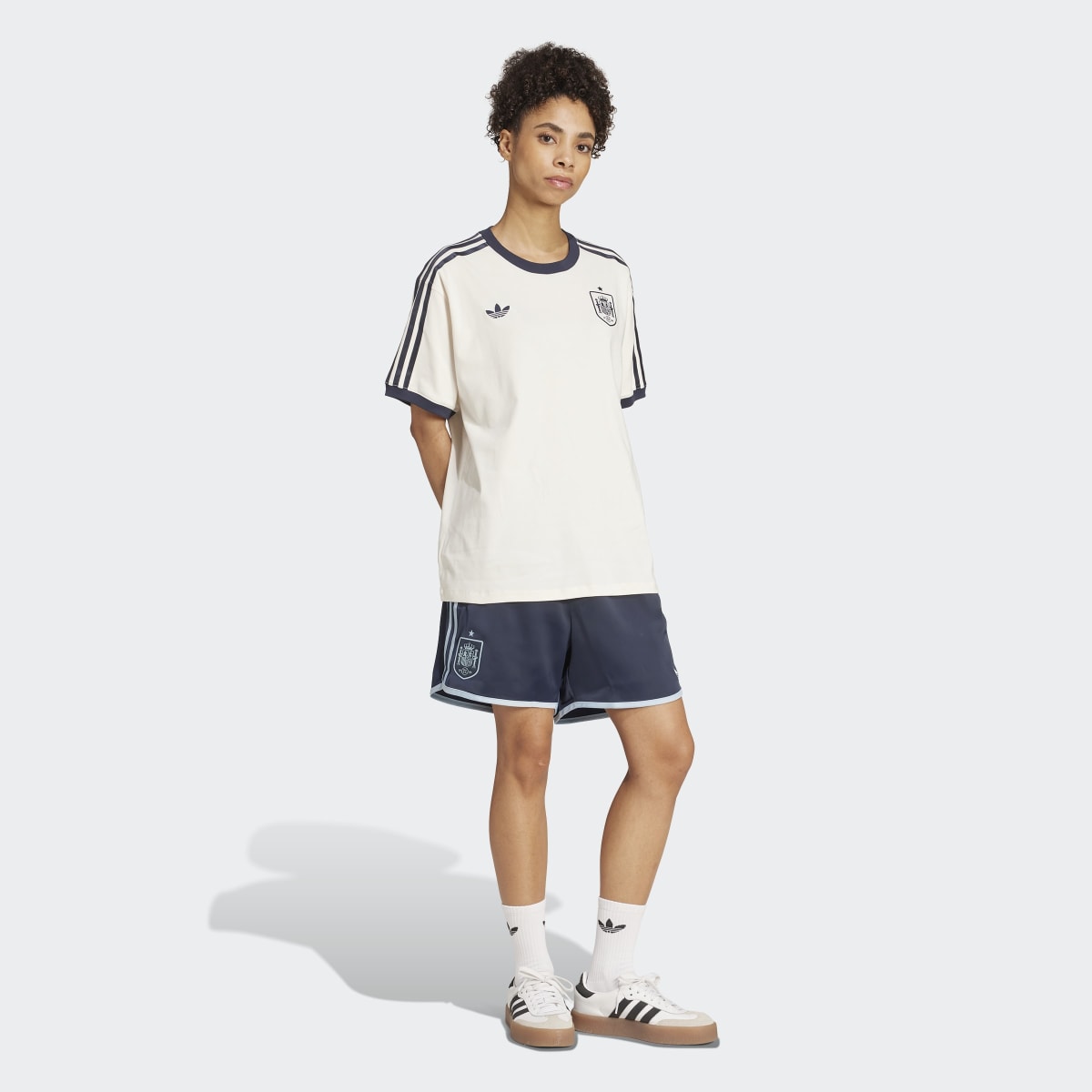 T-shirt de Mulher Espanha FEF 2025 Branco-6