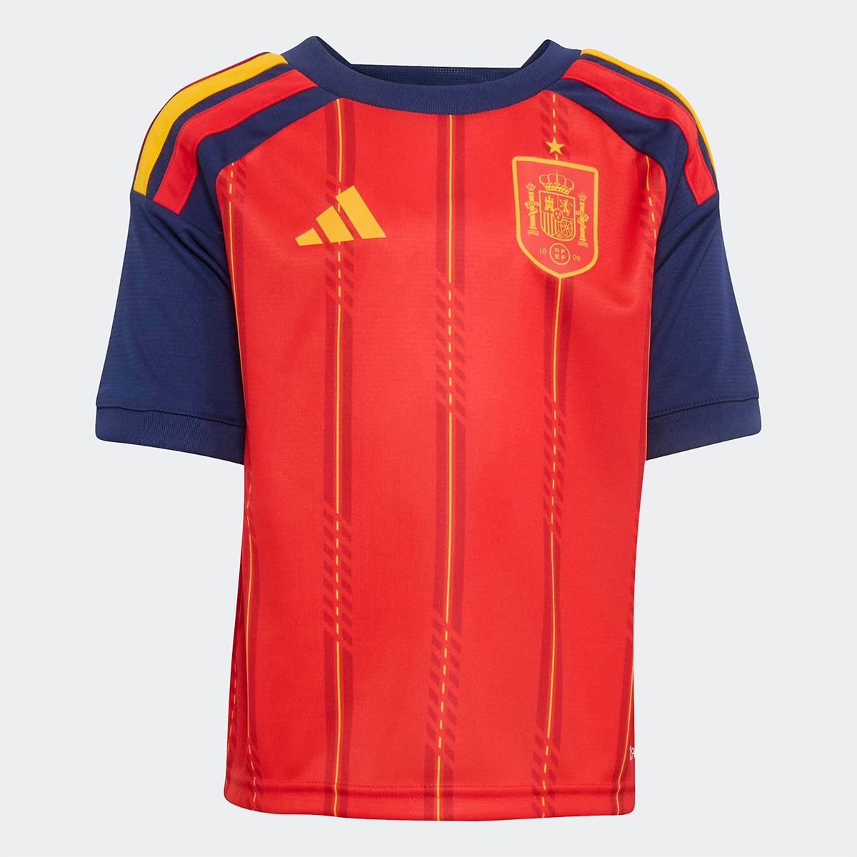 Conjunto de Criança 1.º Equipamento Espanha Mundial 2026 Vermelho-3