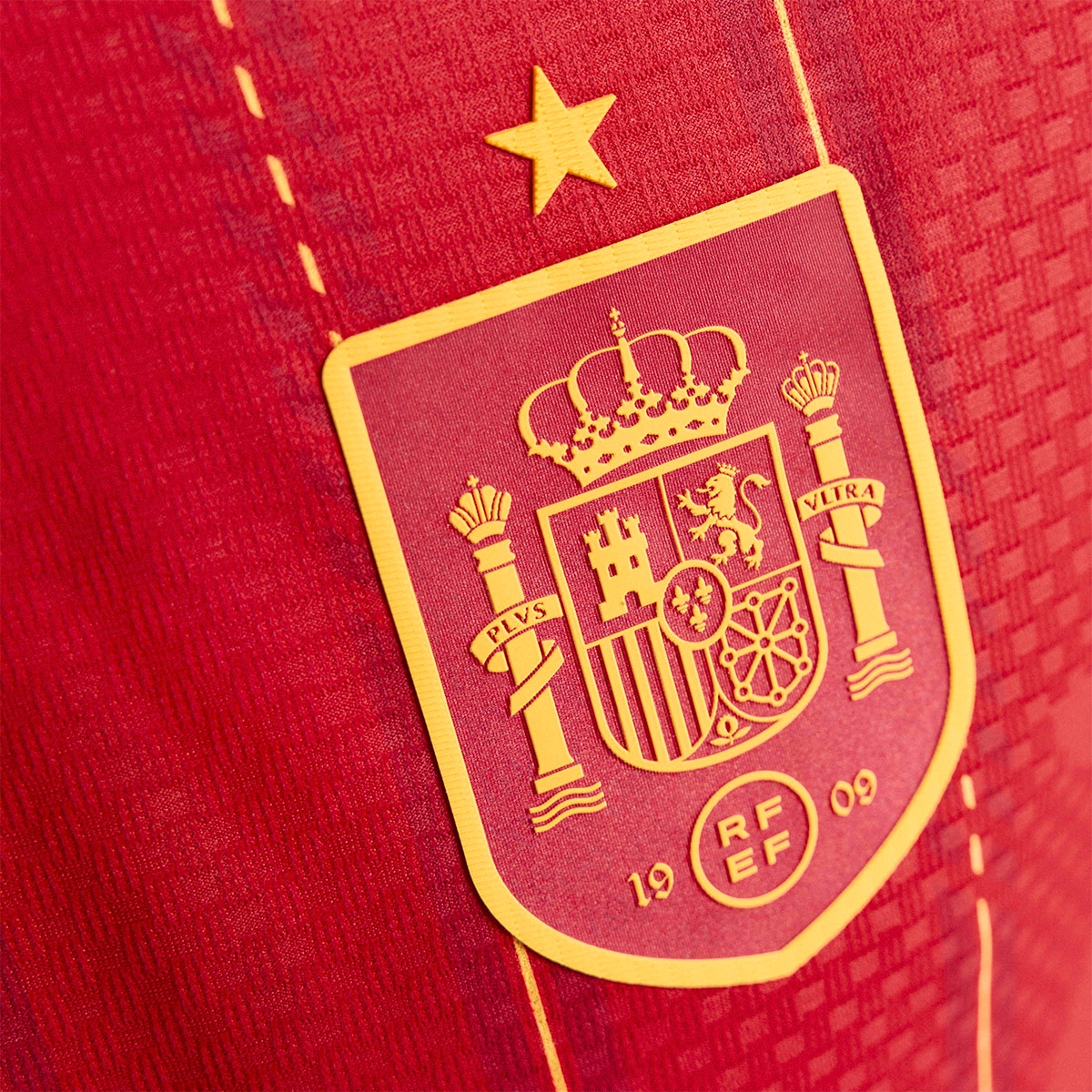 T-shirt de Homem 1.º Equipamento Authentic Espanha Mundial 2026 Vermelho-7