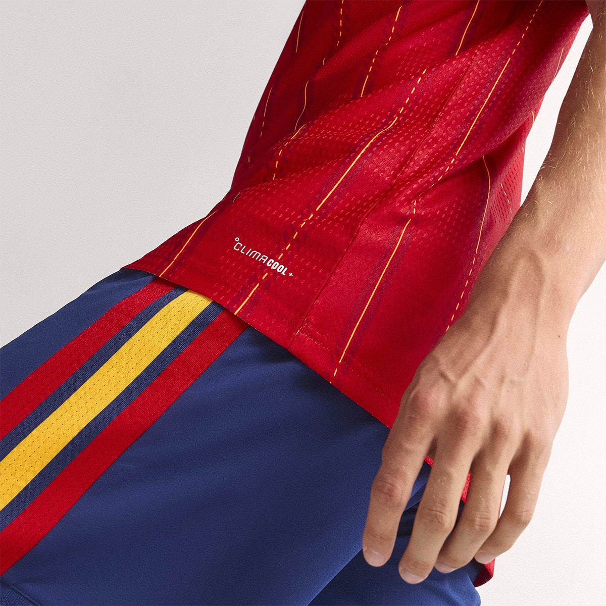 T-shirt de Homem 1.º Equipamento Authentic Espanha Mundial 2026 Vermelho-11