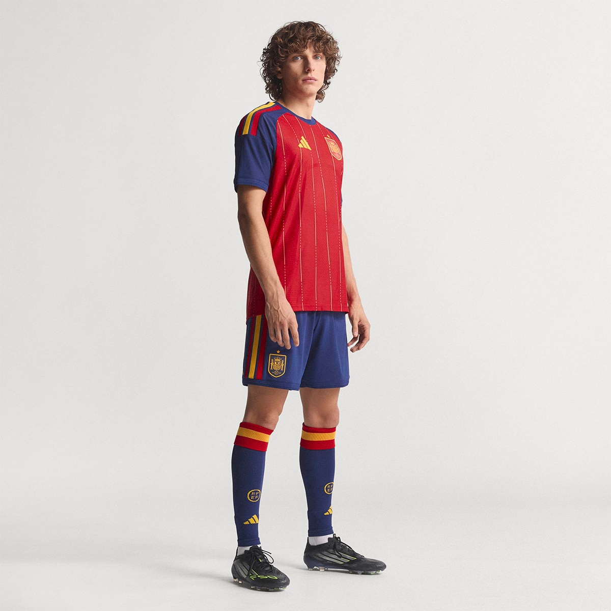 T-shirt de Homem 1.º Equipamento Authentic Espanha Mundial 2026 Vermelho-12