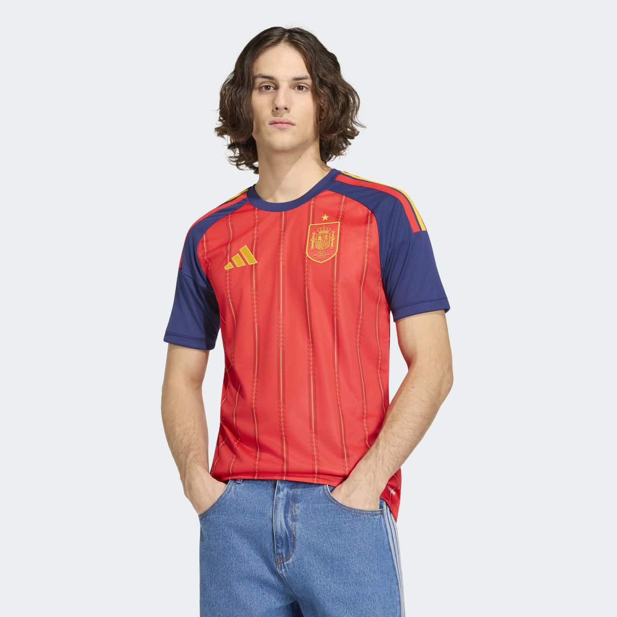 Imagem 0 de T-shirt de Homem 1.º Equipamento Espanha Mundial 2026