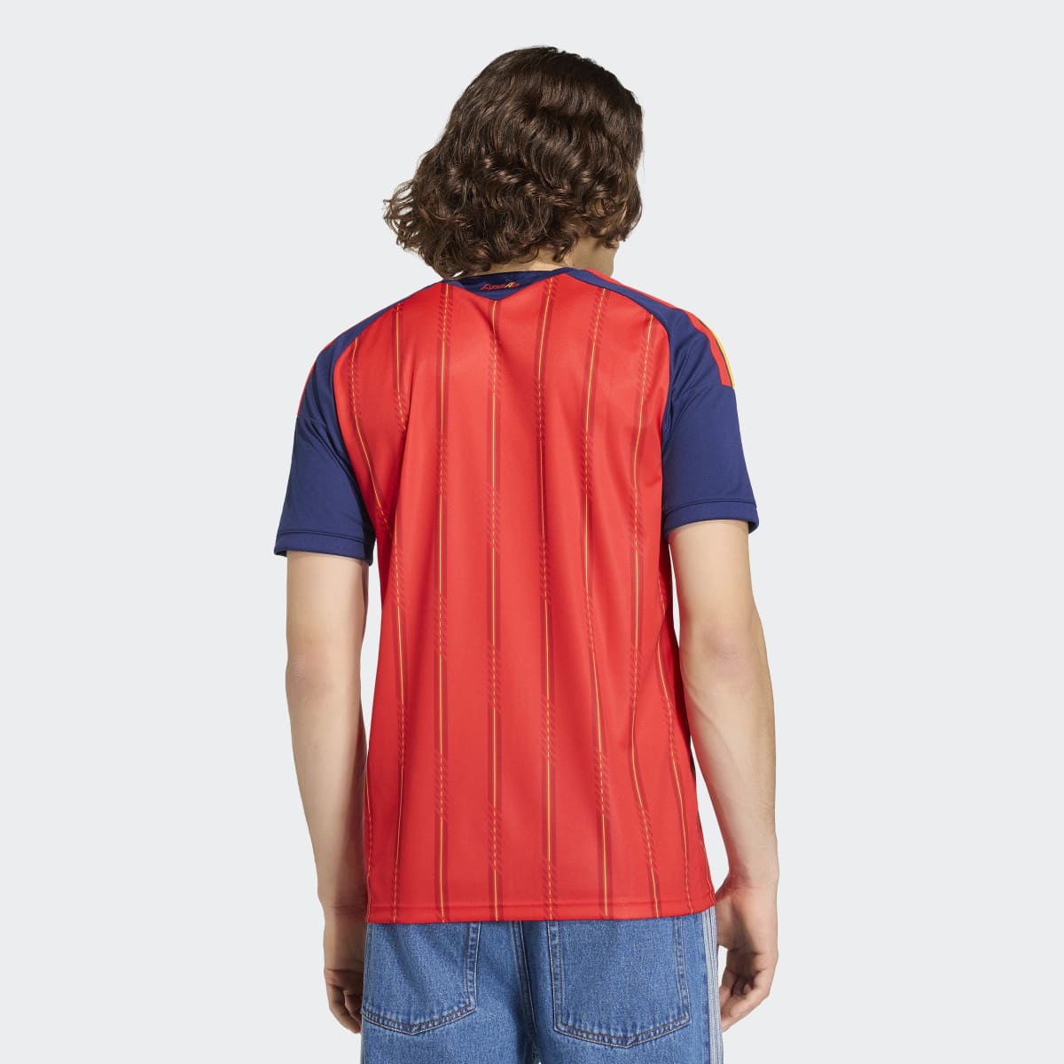 T-shirt de Homem 1.º Equipamento Espanha Mundial 2026 Vermelho-2