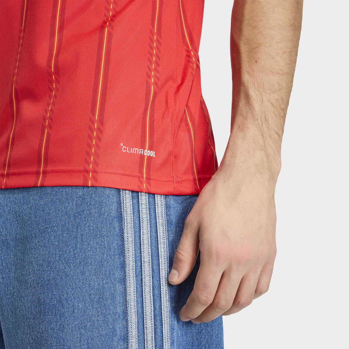 T-shirt de Homem 1.º Equipamento Espanha Mundial 2026 Vermelho-4