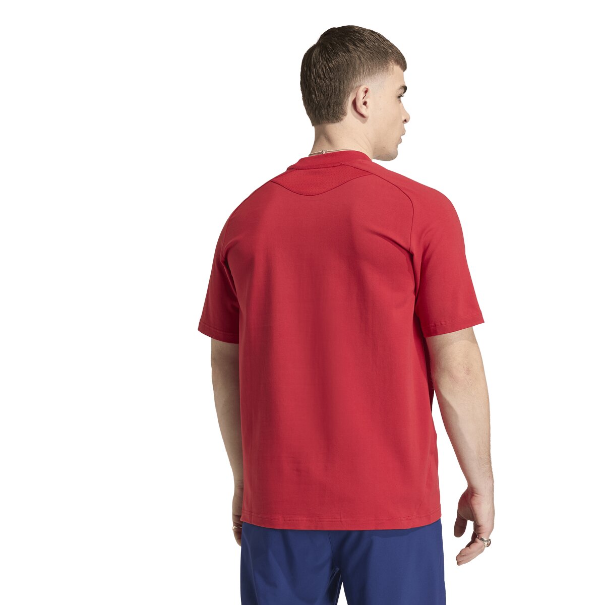 T-shirt de Homem Espanha Mundial 2026 Tiro Travel Vermelho-2
