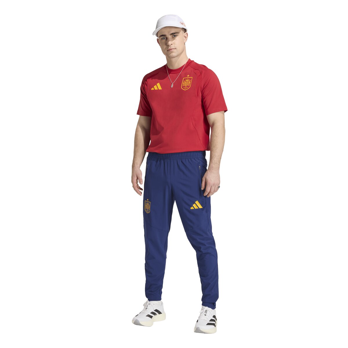 T-shirt de Homem Espanha Mundial 2026 Tiro Travel Vermelho-3