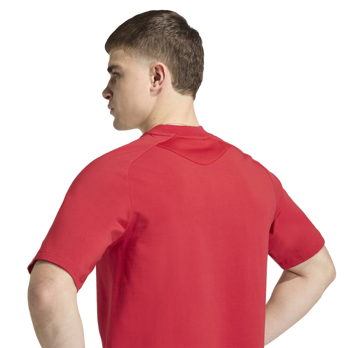 T-shirt de Homem Espanha Mundial 2026 Tiro Travel Vermelho-5