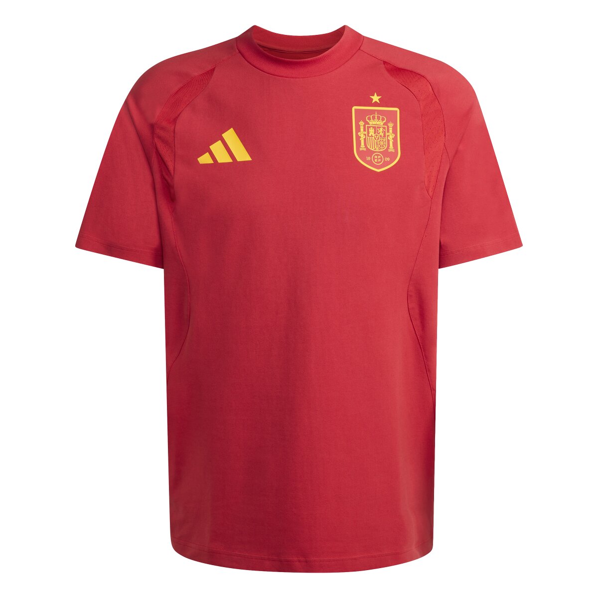 T-shirt de Homem Espanha Mundial 2026 Tiro Travel Vermelho-6