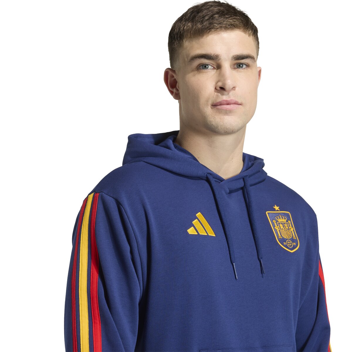 Sweatshirt de Homem Espanha Mundial 2026 DNA Azul-4