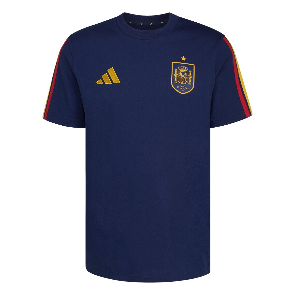 T-shirt de Homem Espanha Mundial 2026 DNA Azul-6