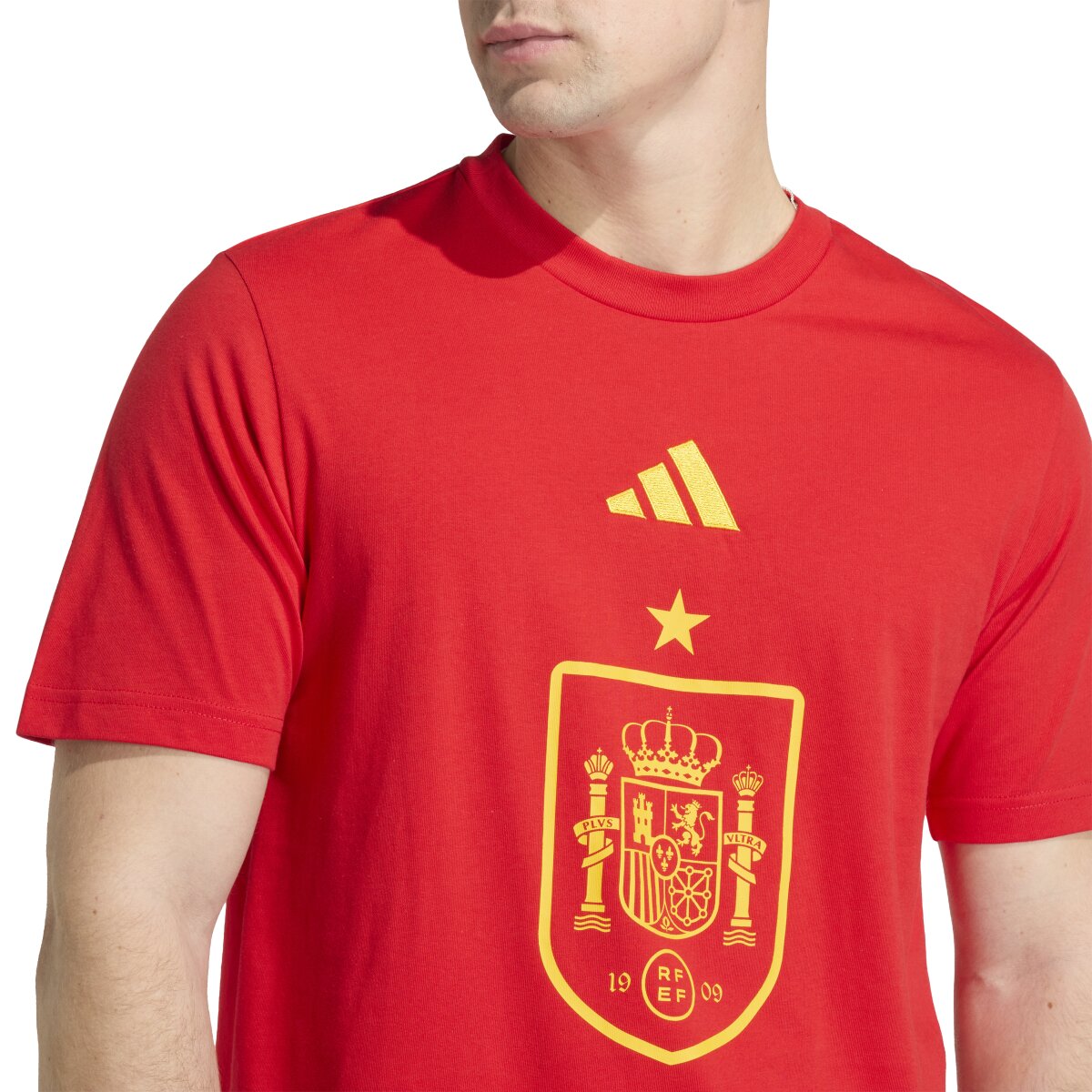 T-shirt de Homem Espanha Mundial 2026 DNA Vermelho-4