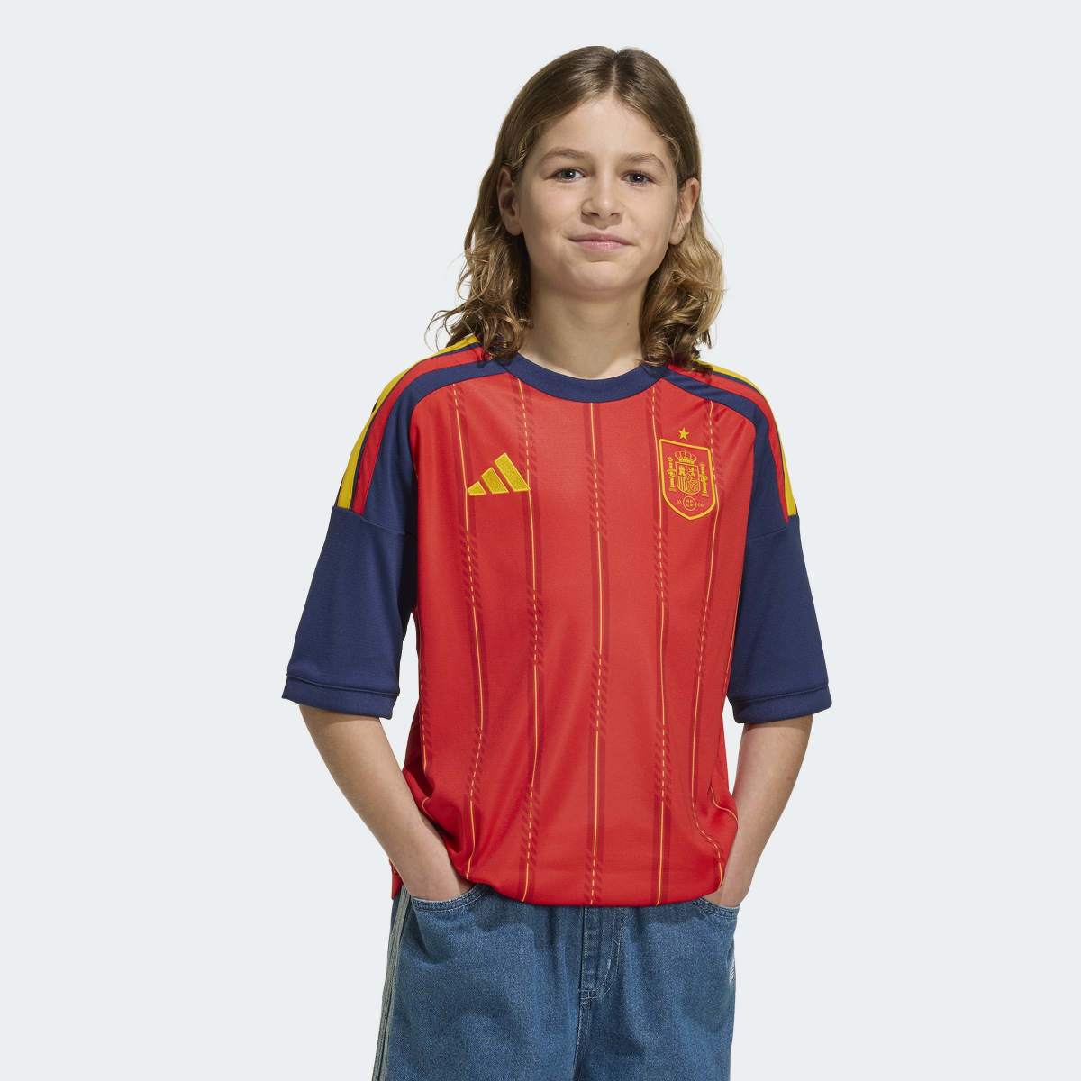 Imagem 0 de T-shirt de Criança 1.º Equipamento Espanha Mundial 2026