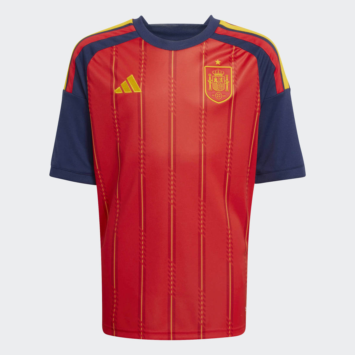 T-shirt de Criança 1.º Equipamento Espanha Mundial 2026 Vermelho-8