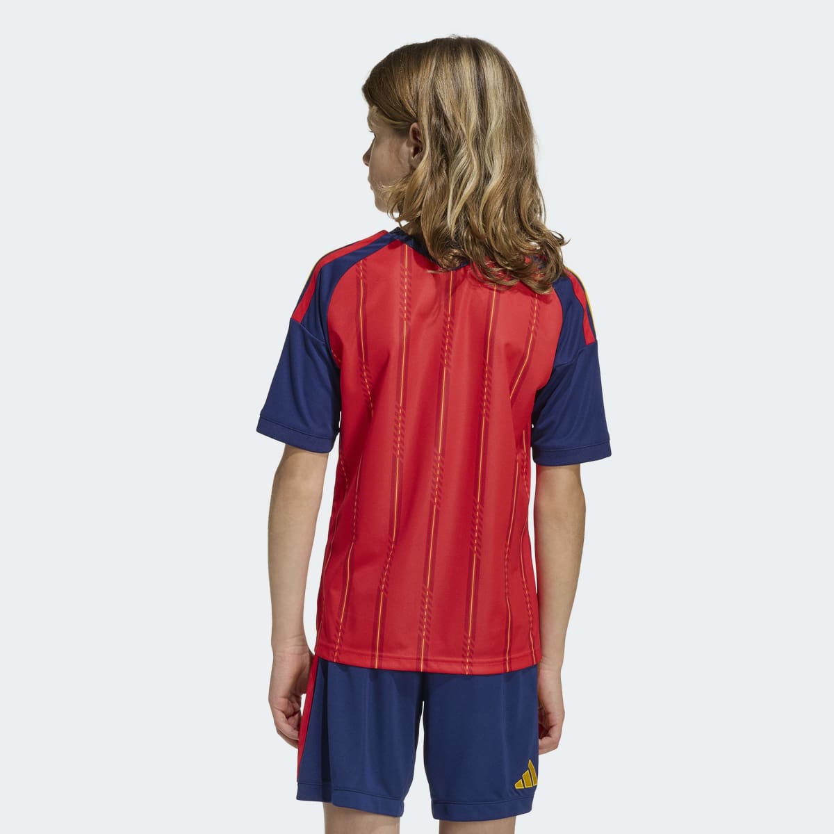 Conjunto de Criança 1.º Equipamento Espanha Mundial 2026 Vermelho-2