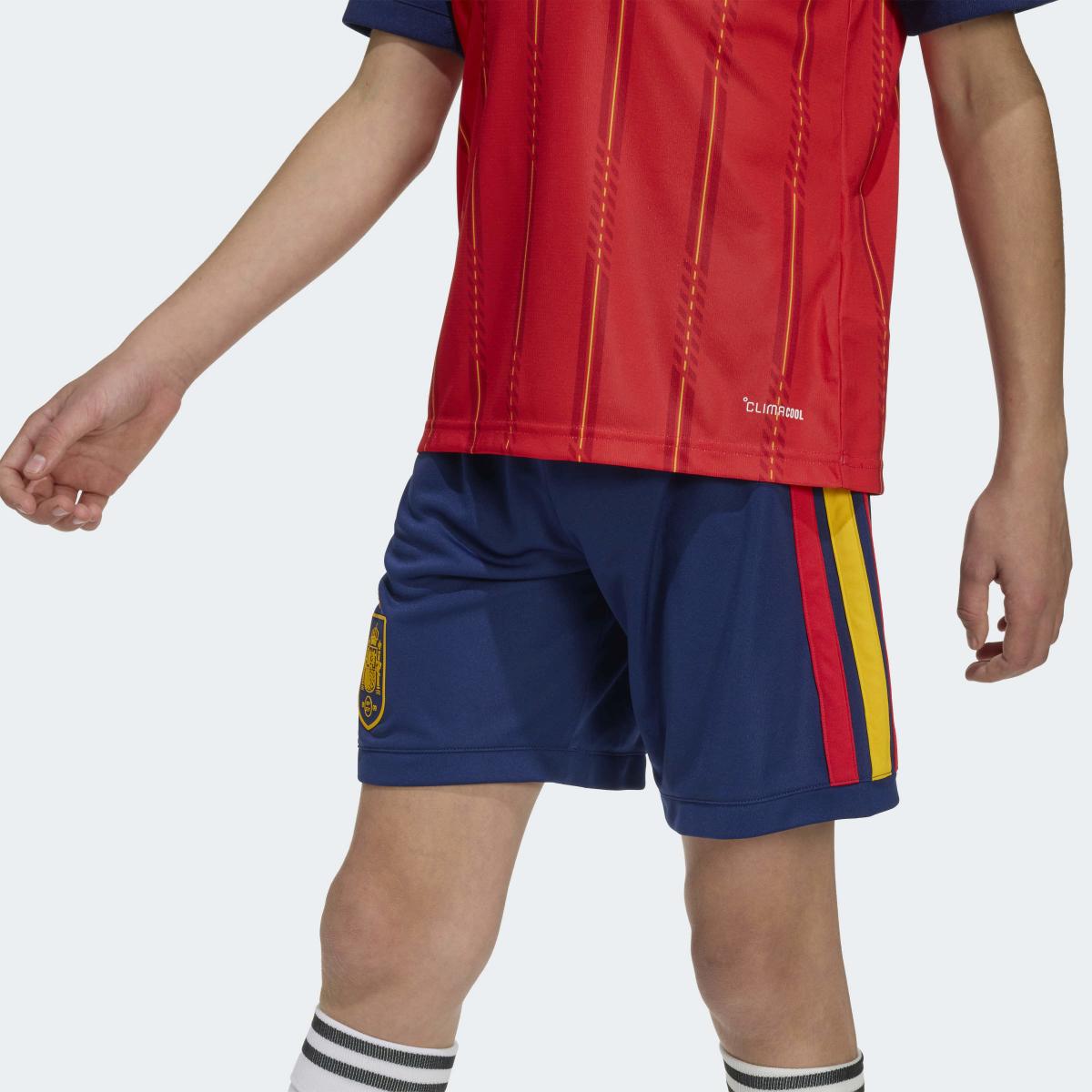 Conjunto de Criança 1.º Equipamento Espanha Mundial 2026 Vermelho-5