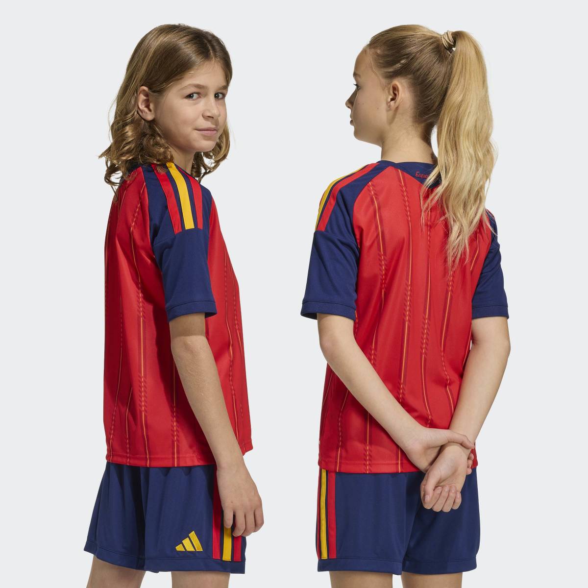 Conjunto de Criança 1.º Equipamento Espanha Mundial 2026 Vermelho-8